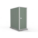 Absco Colorbond Ezislim Flat Roof Garden Shed Small Garden Sheds 0.78m x 1.52m x 1.80m 08151FK 